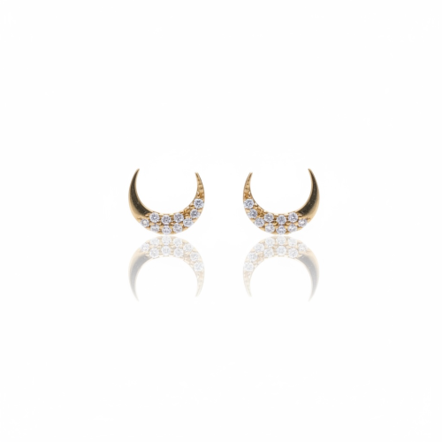 zlote ksiezyce z cyrkoniami