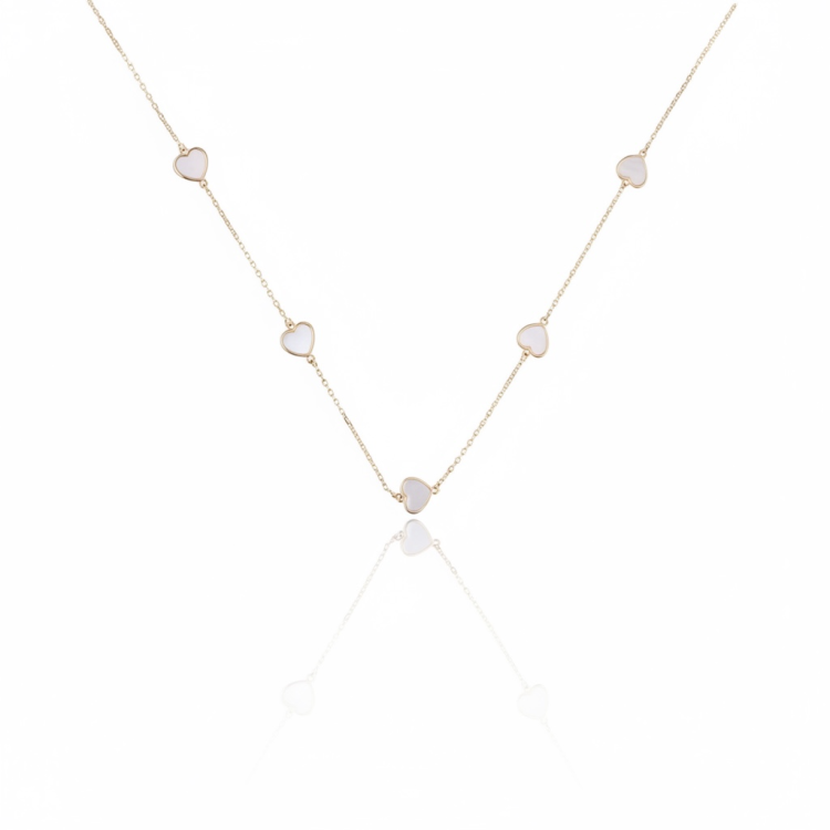 naszyjnik z masą perłową