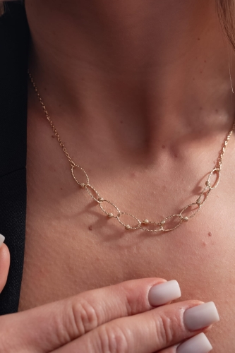 masywny złoty naszyjnik