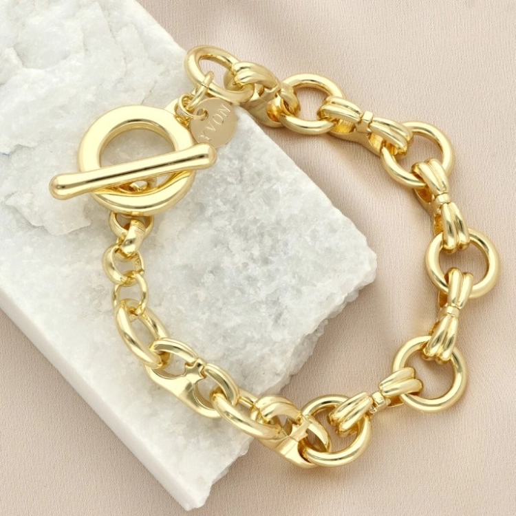 złota bransoletka masywna