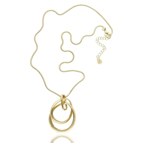 długi złoty naszyjnik