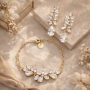 zestaw biżuterii glamour