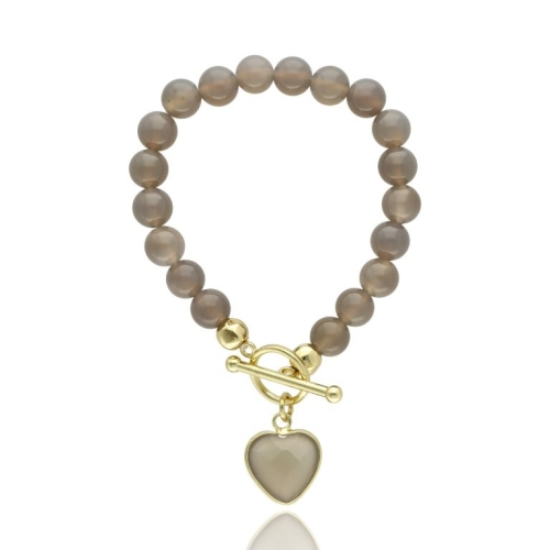 bransoletka z agatami